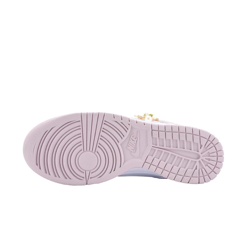 Nike Dunk Golden Osmanthus Cherry Blossom Cushioning Breathable Low Top Skateboard Shoes Women's Pink Gold IM6572-103(Team836-)