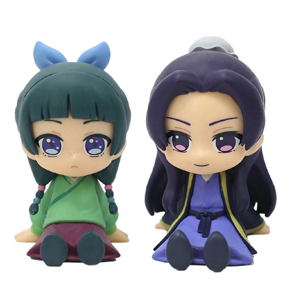 Anime The Apothecary Diaries Figure Q Version Girl Figure PVC Desktop Model Statue Kawaii Car Decoration Doll Children Playthings Present