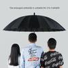 24-Rib Long-Handle Umbrella, Large Size, Wind-Resistant Straight Umbrella for Two People, Men's Business Promotional Gift Umbrella