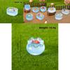 Micro Landscape Dollhouse Noctilucent Fish Tank With Resin Creative Decor For Living Room Tabletop Display