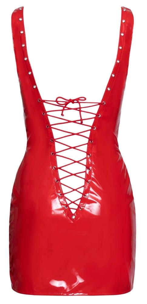 Black Level - Red Short Dress Tied At the Front and Back 2XL