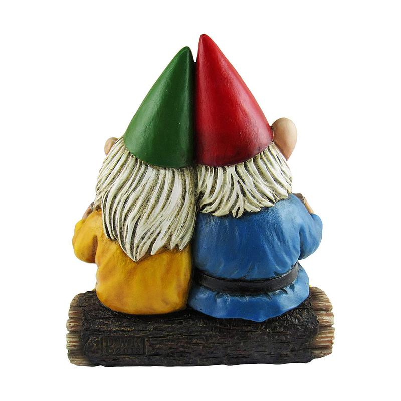 New Design Big Garden Gnome Dwarf Couple Resin Garden Statue Craft for Christmas Decor Desktop Statue Decoration