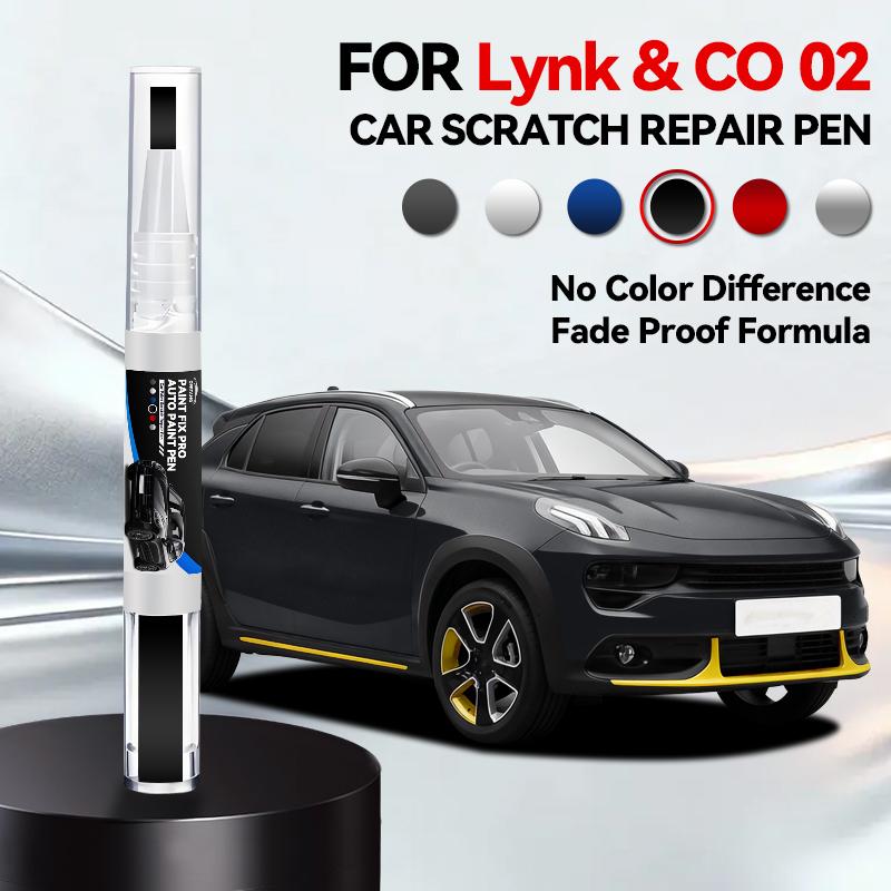 For Geely Lynk & CO 02 Car Paint Repair Pen Touch Up Scratch Remover DIY Auto Accessories White Black Grey purple Blue Orange