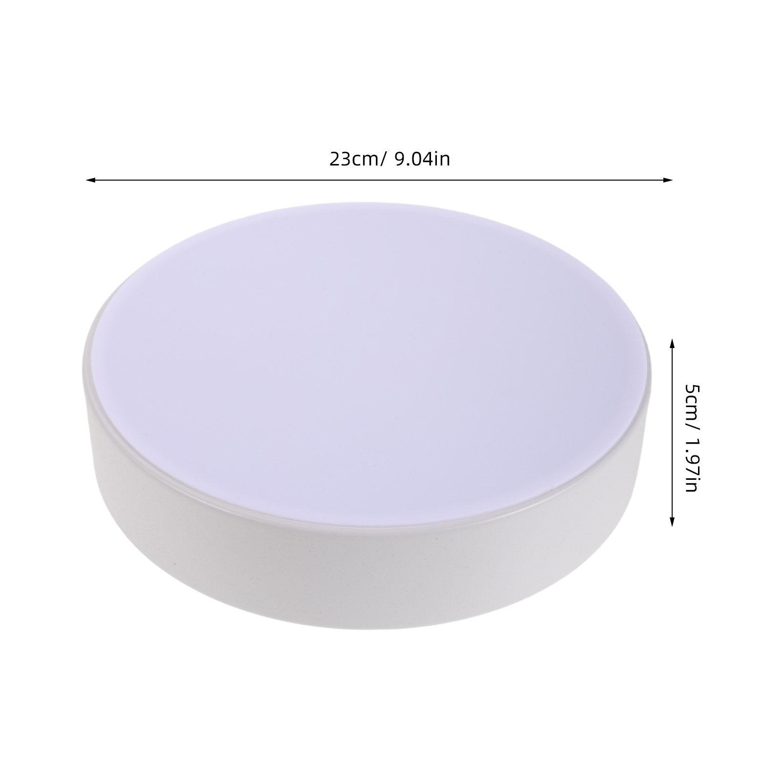 

Ceiling Light Cover 9Inch Round Plastic Lamp Shade Flush Mount Replacement Fixture Kitchen Hallway Modern Minimalist Light белый