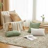 Beige Throw Pillow Covers 18x18inch 45x45CM Solid Corduroy Striped Cross Patchwork Textured Cushion Covers Home Decor for Couch