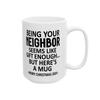 Mug Cartoon Simples Text