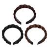 Bohemian Wig Twist Braided Headband Fashion Elastic Non-slip Hair Bands Women Hoop  Daily Wear