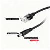 POE Splitter DC5.5 x 2.5mm Plugs 48V to 12V Voltages Converter for Cameras Plastic Housing Overcurrent Protections