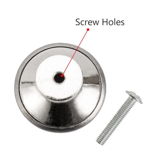 liuzhuo Drawer Knobs and Handles, Set of 10, Drawer Pulls, Door Handles, Stainless Steel Drawer Pulls, Clear Crystal, Silver, with Screws, for Dresser