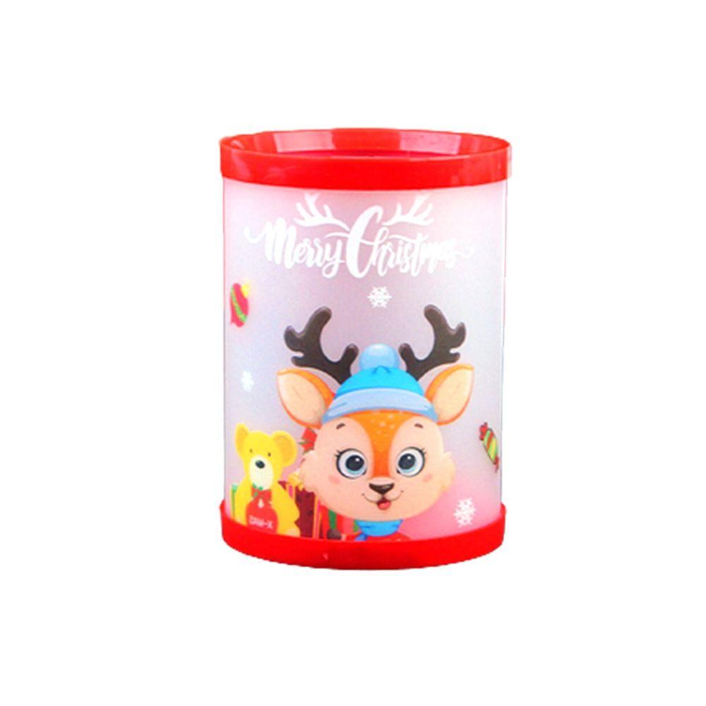 

Gifts Girl Student Christmas Pen Holder Makeup Brush Holder Stationery Organizer Mini Makeup Box Elk
