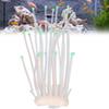 Artificial Coral Silicone Fluorescent Simulation Aquarium Fish   2‑Color Tube Decoration