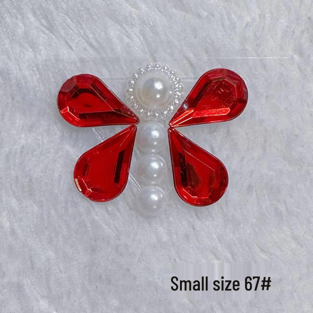 Children's Floral Face Stickers with Crystal Diamonds & Tassels for Ancient Style Makeup