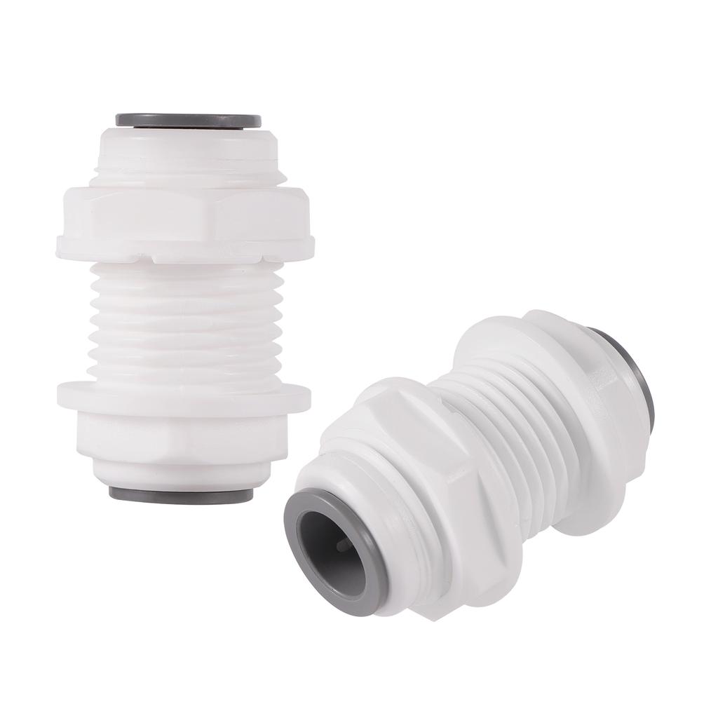 1/4 3/8 Straight RO System Water Fitting Bulkhead Male Thread Coupling Hose Pipe Connector Water Filter Reverse Osmosis Parts