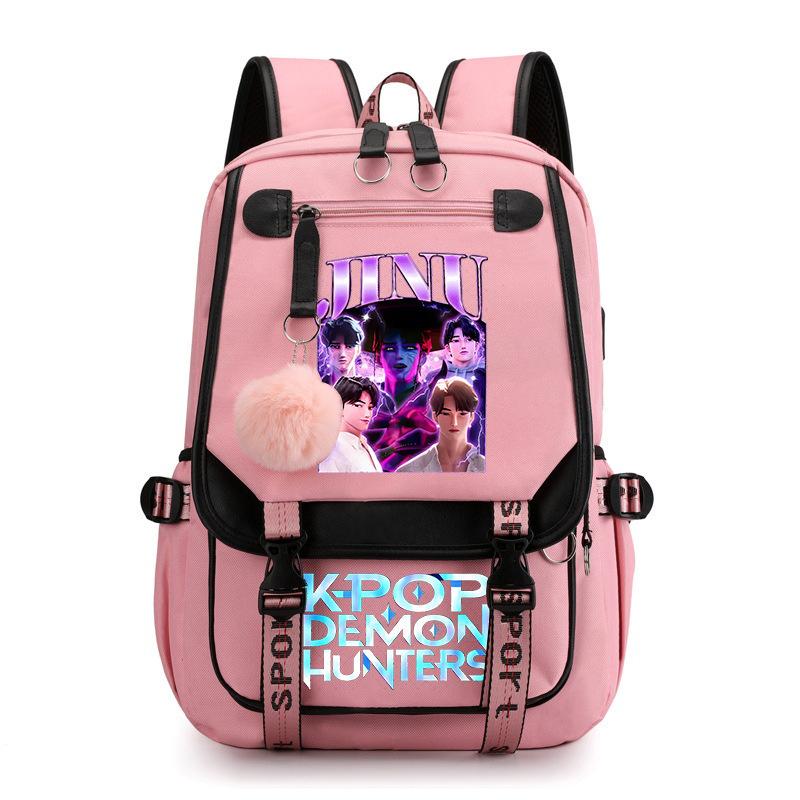 Witch Hunter Animation Cartoon Printed School Bag Large Capacity Junior High School Student Backpack