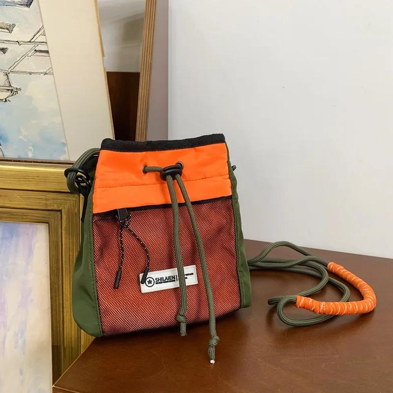 

Crossbody Bag Trendy Brand Bucket Casual Shoulder Bag Small Shoulder Bag Small Handbag New Drawstring Small Backpack Trendy 2024