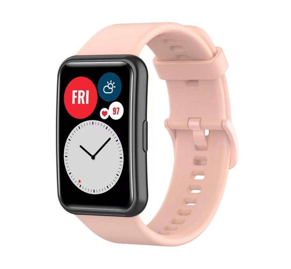 Silicone Strap For Huawei Watch Fit Original Smart Watch Bracelet Huawei Fit New Wristband For Huawei Fit Watch Strap Correa