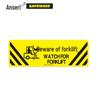 Ansell Forklift Warning Floor Sticker