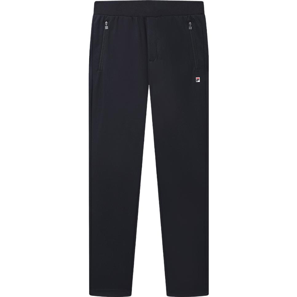 

Fila Мужские повседневные брюки средней посадки прямого кроя однотонные низы Черный F11M321605FNV,F11M3216052NV L