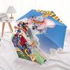 Disney Cute Dumbo Cartoon Umbrella, Portable 3-Fold Compact Umbrella, Suitable for Camping, Hiking and Travel, Ideal Easter Birthday Gift fo