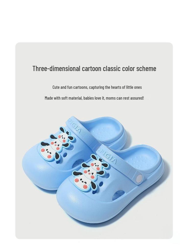 Children's Cute Non-Slip Cartoon Beach Slippers, Closed-Toe Summer Shoes for Girls, 2026 Model