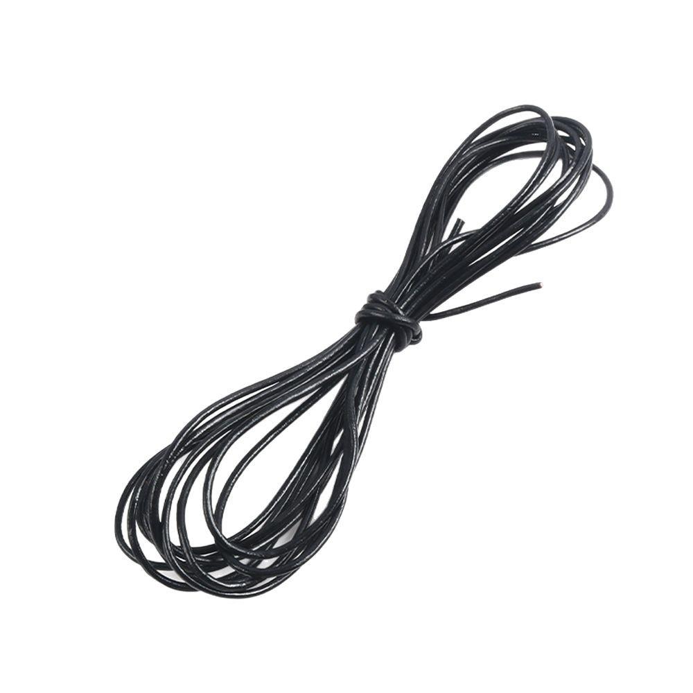 1-5Mm Retro Round Real Cowhide Rope Necklace Rope Diy Leather Rope Handmade Thick Rope Flat Jewelry Accessories Material