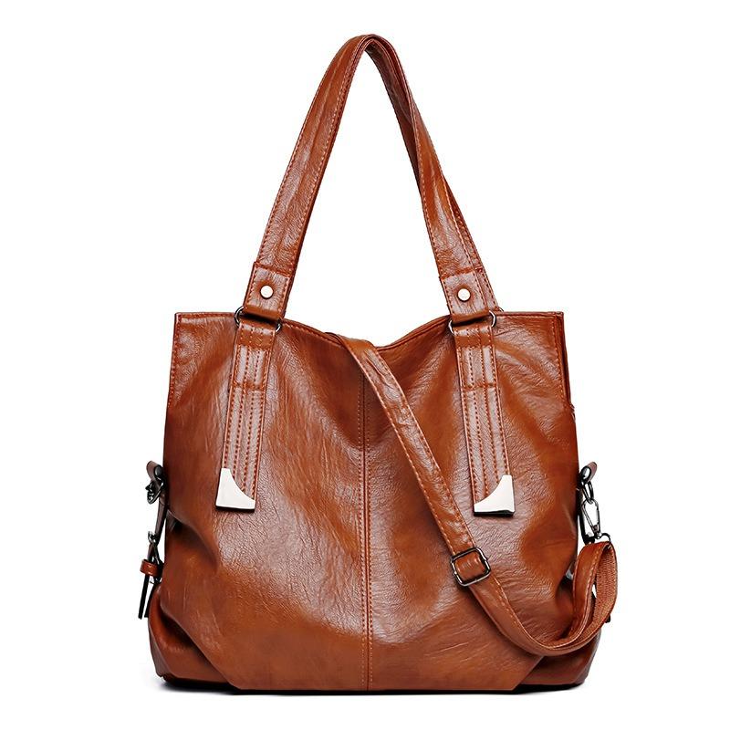 Retro Tragetasche schlichte und vielseitige Mode Schultertasche neue Damentasche Handtasche