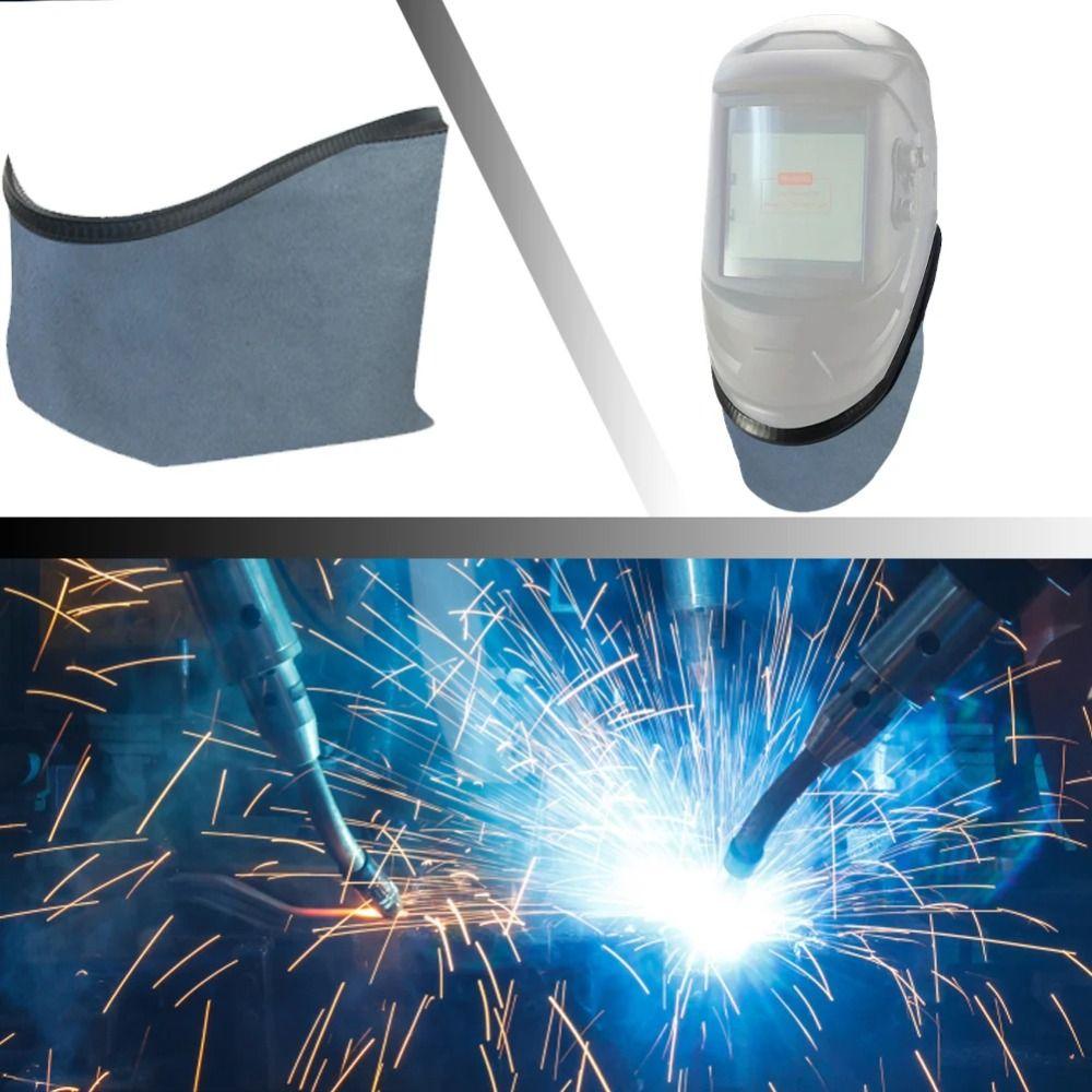 

Wraparound Welding Helmet Bib Removable Anti-Scald Welder Bib Durable Welding Mask Welder Cloth