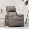 VidaXL Electric Recliner Armchair Taupe Fabric 3098432