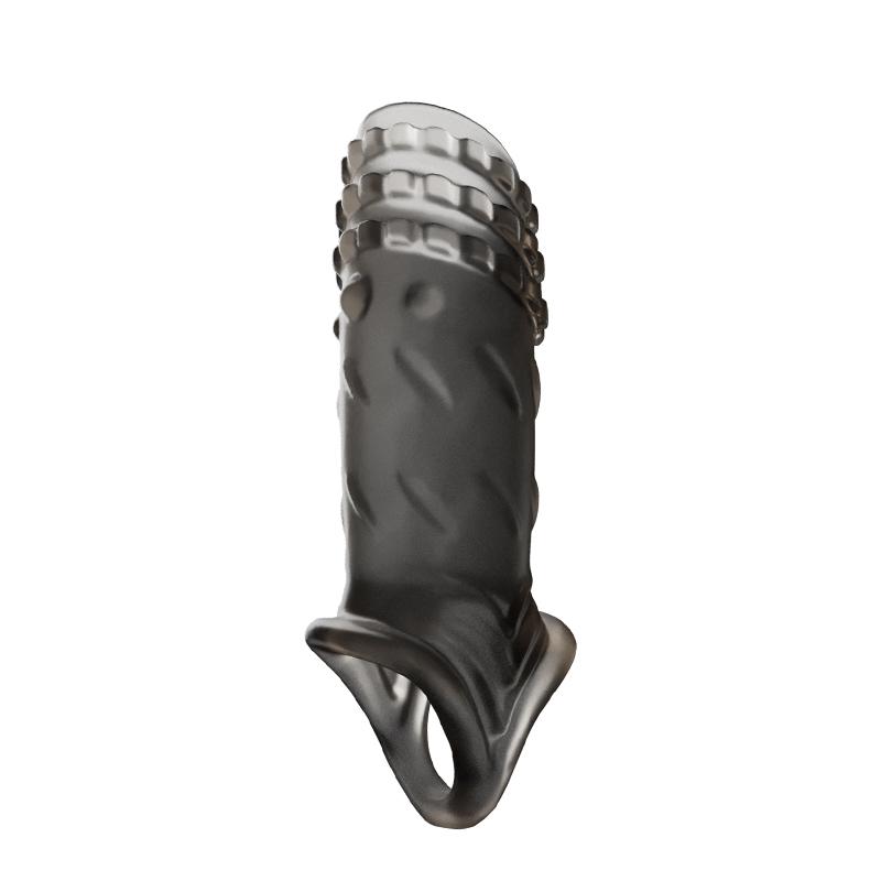 Sexspielzeug für Männer Silikon Penis Hülle Ejakulationsverzögerung Vergrößerung Langlebiger Analplug Stimulator Vagina Kein Vibrator für Frauen