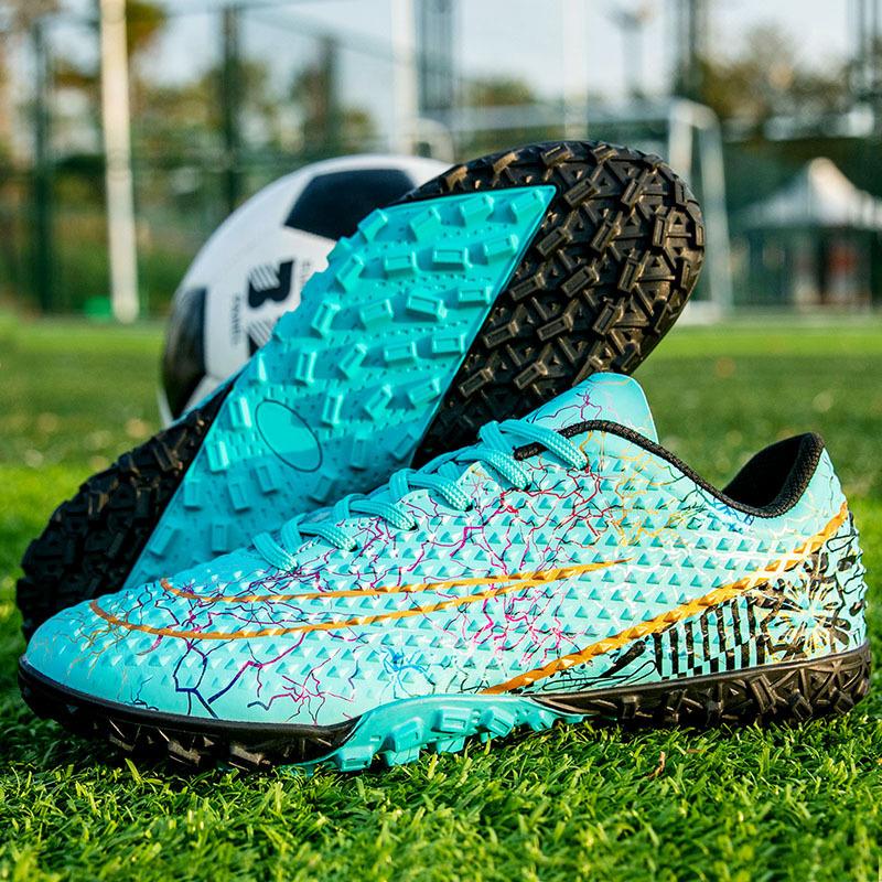 2025 Fußballschuhe High-Top TF Nocken Kunstrasen AG Nocken Jungen und Mädchen Jugendliche Schüler Trainingsschuhe