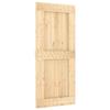VidaXL Sliding Door and Hardware Kit 90x210 Cm Solid Pine 3332721