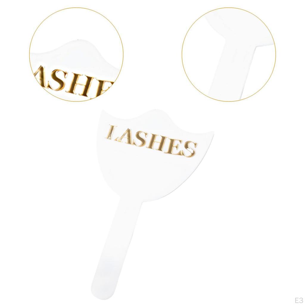 Makeup Hand Mirror ,Acrylic ,Professional, Compact ,Premium Portable Cosmetic with Handle for