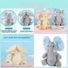 Elephant Plush Bluetoothenabled Toy Short Fur Child Gift Comfort Doll Festival