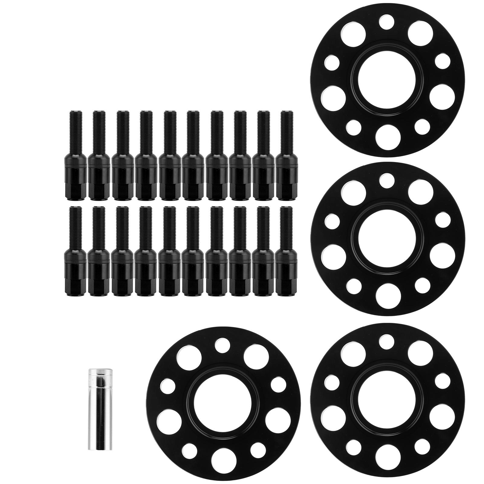 

Wheel Spacer Kit 15mm Replacement for Mercedes Benz W202C ClassC220 AMG 19942000 Black
