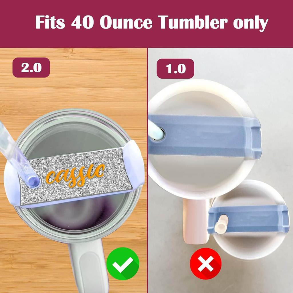 Pack of 12 Eye Catching Lid Labels Acrylic Decals Blank Cup Nameplate Acrylic Decorative Sheets Acrylic Material for Cup