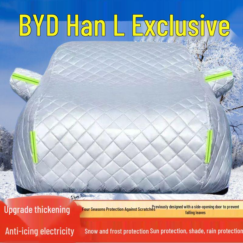 BYD Han L All-Weather Car Cover: Sun, Rain, Heat, Snow, Frost, Ice, Hail Protection.