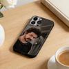 T-ThalaPathy V-Vijay Actor Phone Case For iPhone17,16,15,14,13,12 Plus,Max Soft Silicone Black Cover