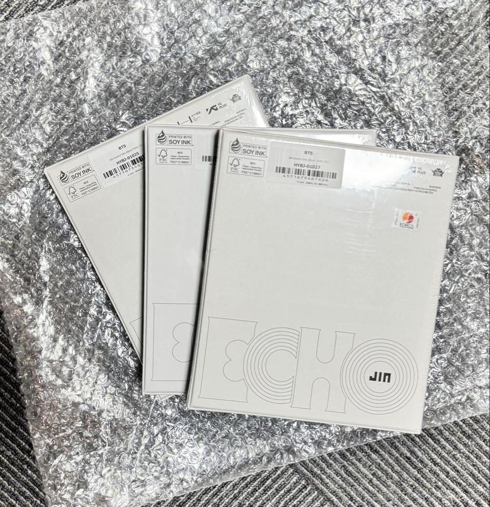 [USED] Anonymous delivery BTS JIN ECHO 3-piece set