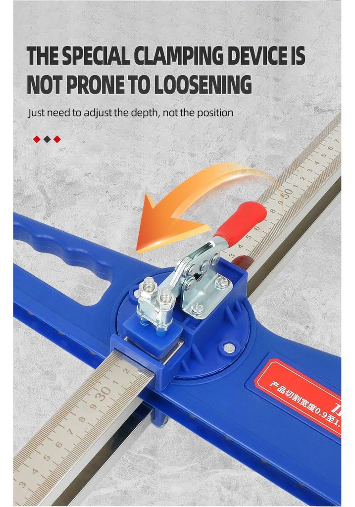 23-Wheel High-Precision Gypsum Board Cutter for Woodworking with Round Blade