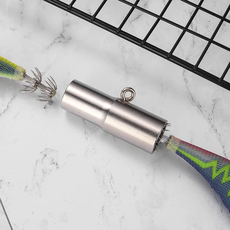 Squid Hook Correction Tool Stainless Steel Squid Hook Repair Hook Straightening Tool Portable Fishing Squid Bait Hook
