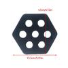 12lots Hexagonal Clear Surfs Tractions Pad Semi Clear Deck Pad for Surfboards Crafts Surfing Accessories