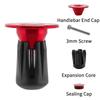 1 Pair Flame Pattern Handlebar End Caps Aluminum Zinc Zinc Alloy Handlebar Grip End Plugs  Road Bicycle
