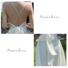 Summer Sexy Backless Beach Long Dress Women's Vacation Boho Dresses
