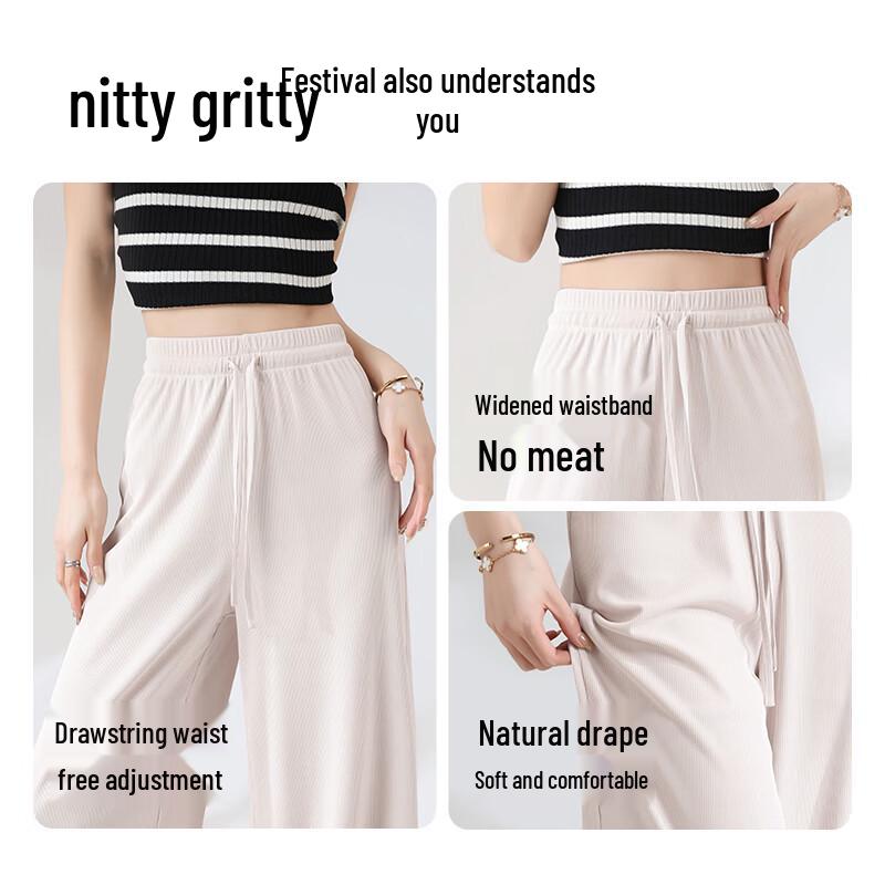 Warrior Women's Ice Silk Wide-Leg Casual Pants