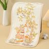 5pcs Cute Cartoon Animal Print Towels Soft Absorbent Cotton Hand Towels with Vibrant Animal & Nature Designs Bathroom /Playroom