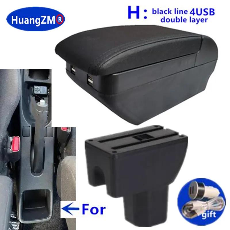 Car Storage Box Arm For Suzuki Splash Armrest Box Car Accessories Interior Details Retrofit Parts PU Leather Easy Installation