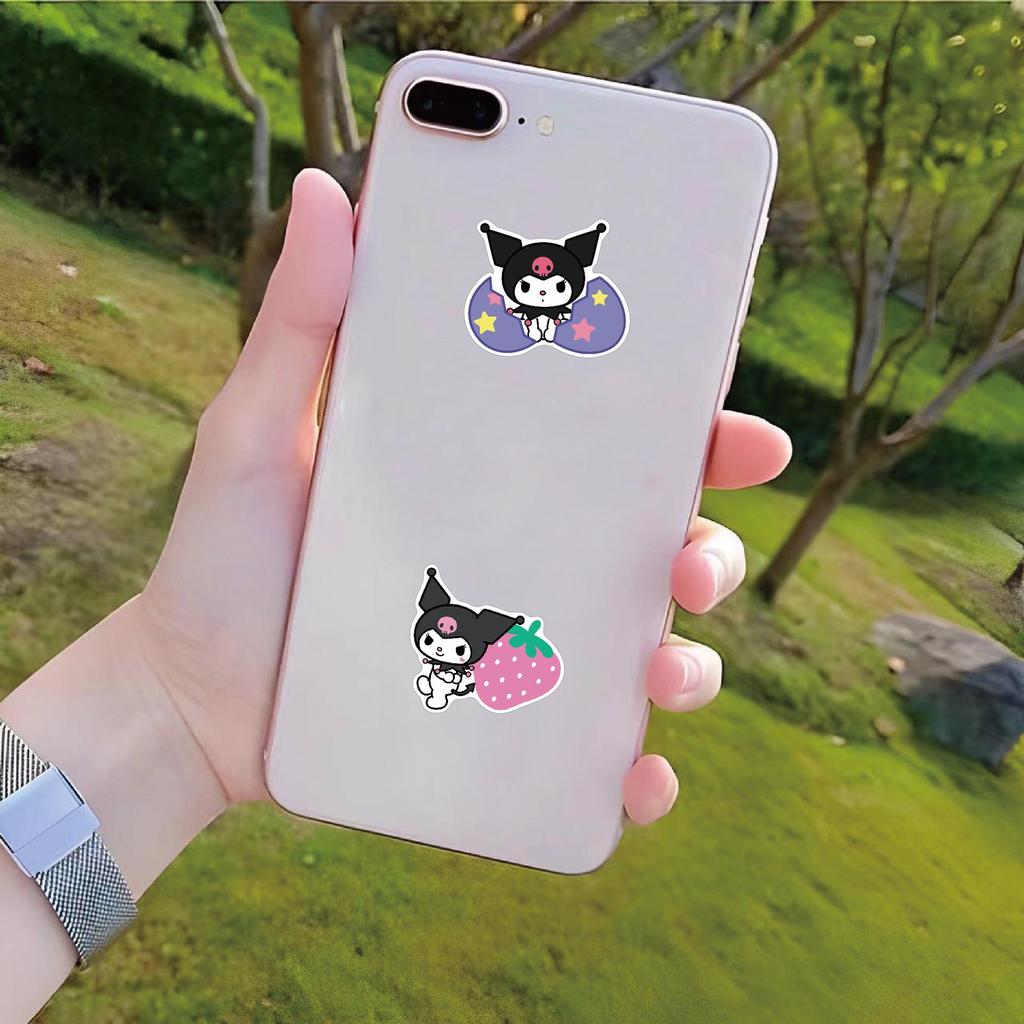 50 Kuromi Stickers: Fun, Waterproof PVC Graffiti Designs for Kids, Cars, and More!