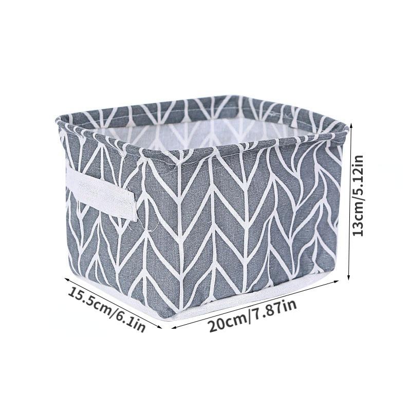 1PC Folding Desktop Storage Box Waterproof Toy Sundries Storage Basket Cosmetic Underwear Storage Office Stationery Organizer