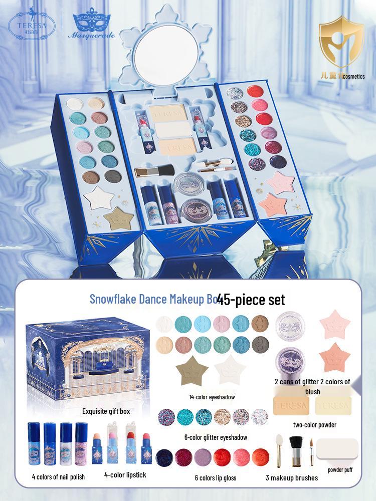 Dollysa Princess Makeup Set for Kids - Child's Stage Performance Gift
