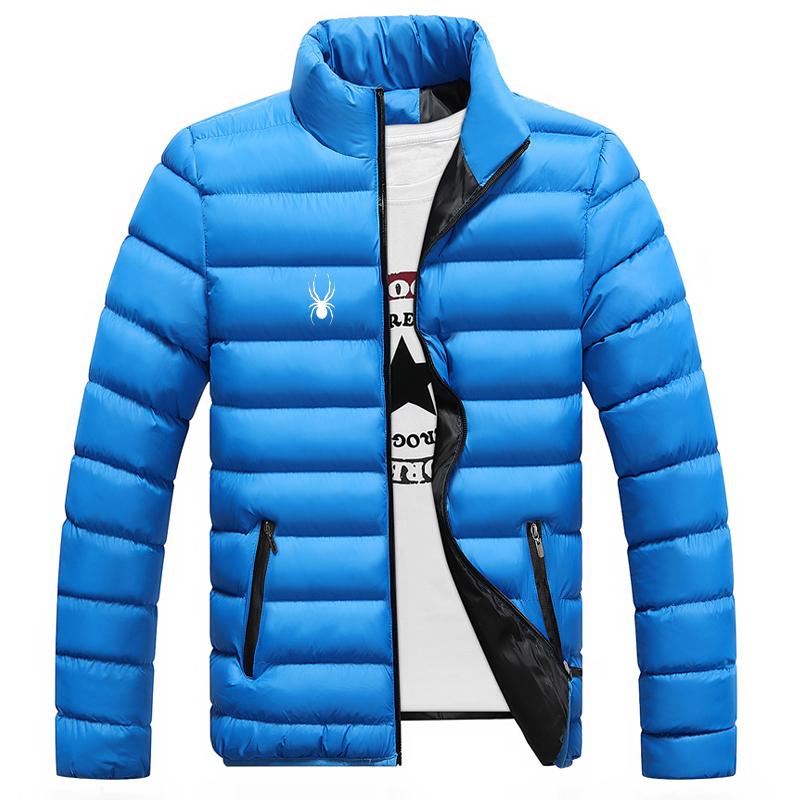 Damjacka Spindelmönster Tryckt Jacka, Lös bomullsjacka, Dam Utomhus Bomullsjacka, Trendig Varm jacka, Vardagsjacka